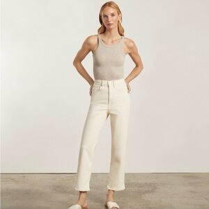 Everlane Women's Way High Rise Jeans - Cream